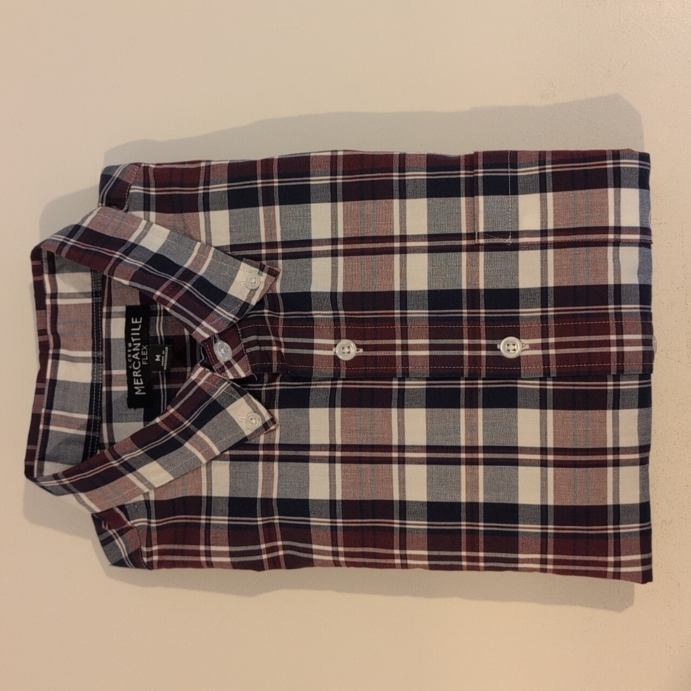 J. Crew Men's Mercantile Flex Long Sleeve Button Down Plaid Shirt Style #J5304